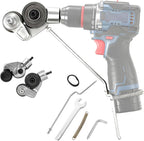 Metal Nibbler Drill Attachment – Effortless Clean Cuts Through Steel, Aluminum, Copper & Plastic Panels