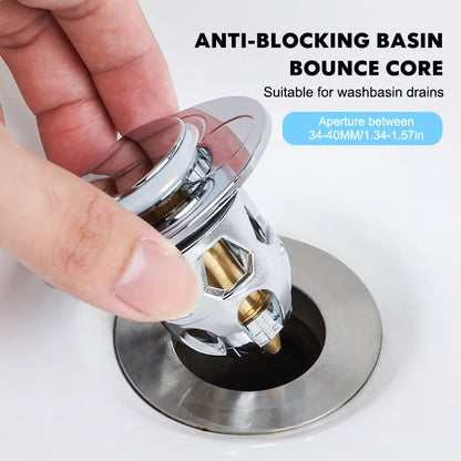 Universal Pop-Up Sink Drain Stopper