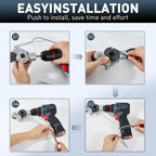 Metal Nibbler Drill Attachment – Effortless Clean Cuts Through Steel, Aluminum, Copper & Plastic Panels