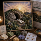 🏆Flash Sale⚡ 5K+ SOLD! - ✝️3D Christian Fabric Poke Art Kit
