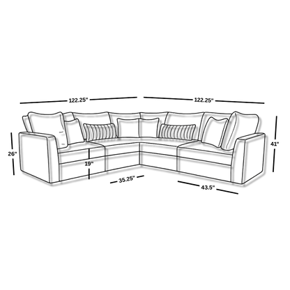 Mckenzie L Sectional