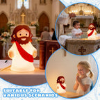 Jesus Night Light Rechargeable Bedside Night Light