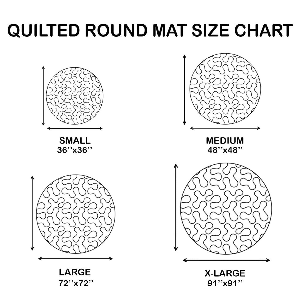 ⭐2026 USA Sale: Up to 50% OFF -3D Skeleton Vortex Quilted Round Halloween Rug
