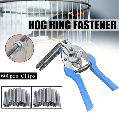 Type M Hog Ring Pliers & Clips Set