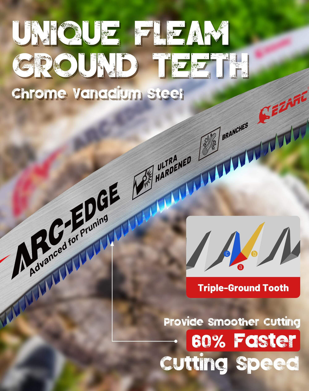 Tree Trimming/Wood Cutting – Japanese Teeth Arc Edge 6 TPI Reciprocating Saw Blade