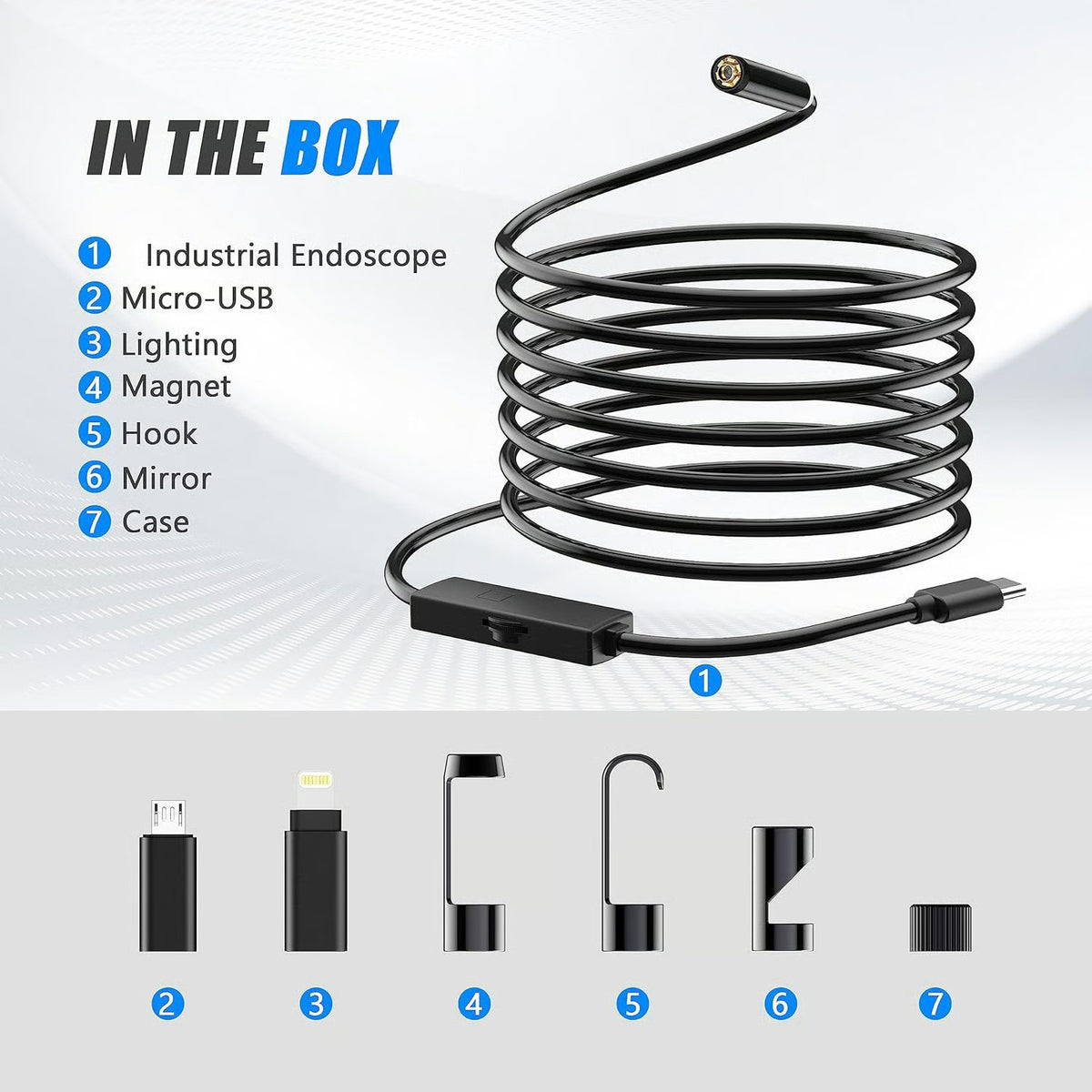 🔥LAST DAY SALE 49% OFF-🔎 Plug-and-Play Endoscope Camera - Direct Connection