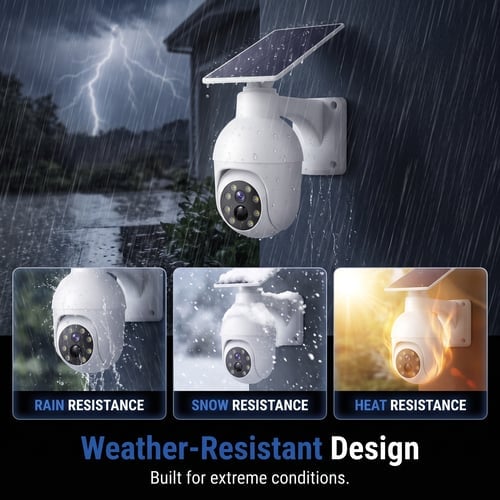 🔥Last Day 49% OFF-Solar-Powered Simulated Surveillance Camera Street Light