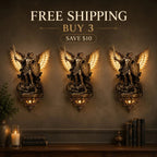 🕊️St. Michael Guardian Angel Wall Light