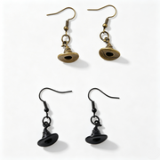 Witch Hat Halloween Dangle Earrings