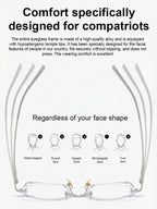 🔥Buy 1 Get 1 Free (2 pairs) – 【Co-Created by Designers】Gypsophila Smart Zoom and Color-Changing Reading Glasses