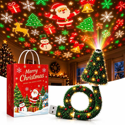 🎁Hot sale 50% OFF🎄Christmas Light Projector-Instant Holiday Magic For Your Home & Yard