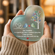 🌊Heartfelt Friendship Seaglass Keepsake Plaque-✨Shaped by Sea Nature & Crafted by Hand