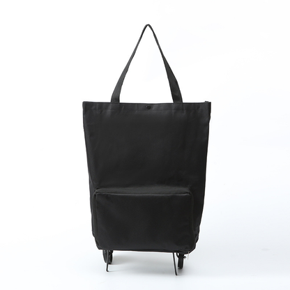 🛍️✨ 🔥LIMITED-TIME SALE🔥 3-in-1 Convertible Rolling Shopping Tote 🛍️🛞 Hidden Wheels, Expandable Zip & 44LB Capacity