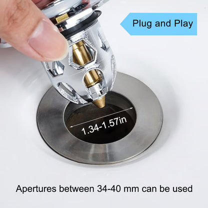 Universal Pop-Up Sink Drain Stopper