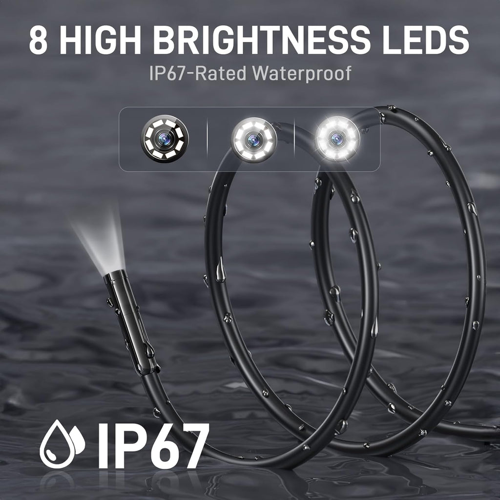 🔥LAST DAY SALE 49% OFF-🔎 Plug-and-Play Endoscope Camera - Compatible with Android & iPhone & ipad for Direct Connection