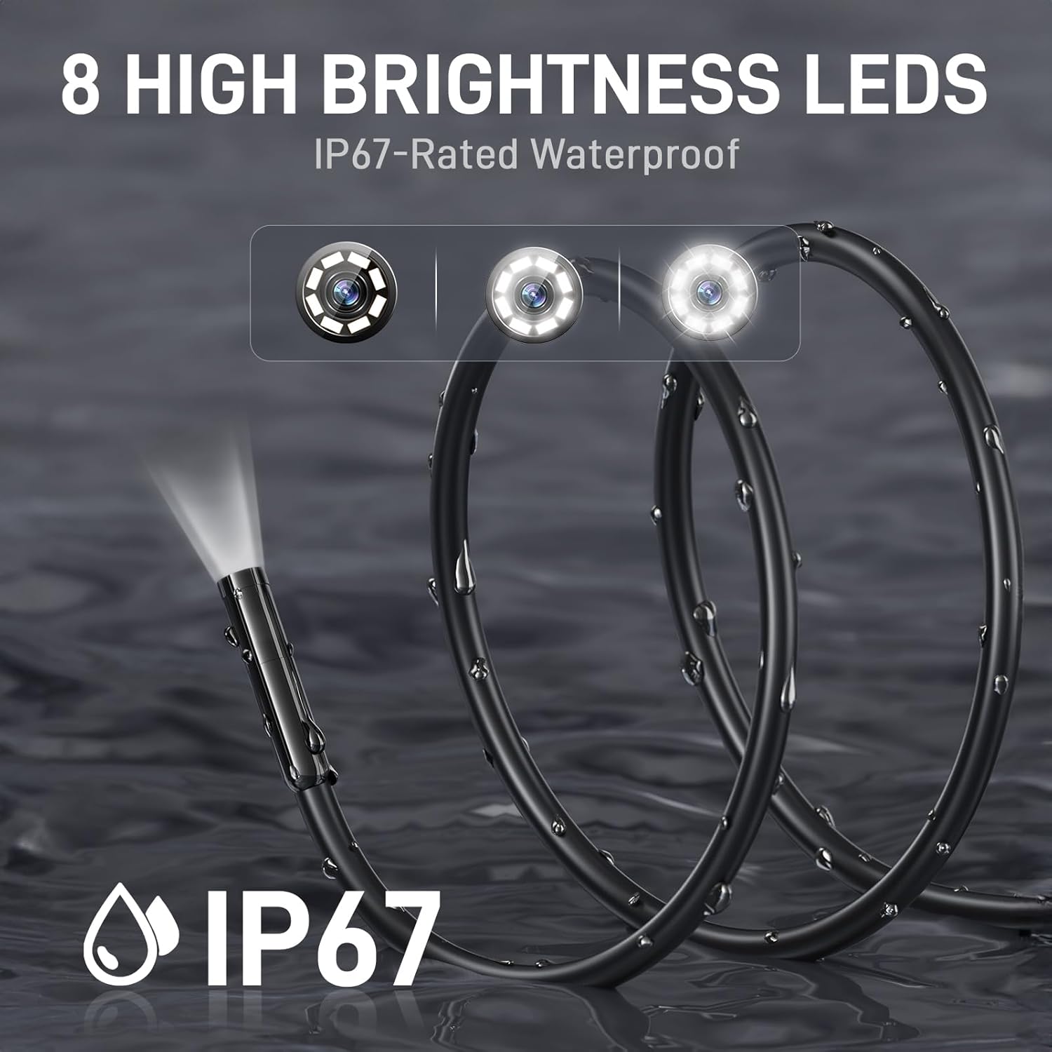 🔥LAST DAY SALE 49% OFF-🔎 Plug-and-Play Endoscope Camera - Compatible with Android & iPhone & ipad for Direct Connection
