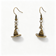 Witch Hat Halloween Dangle Earrings
