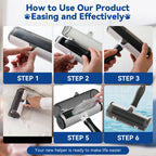 Pet Hair Removal Tool-Reusable Lint Roller for Pet Hair - Portable Pet Hair Remover - Dog and Cat Hair Remover for Couch, Furniture, Carpet, Clothes and Car Seat