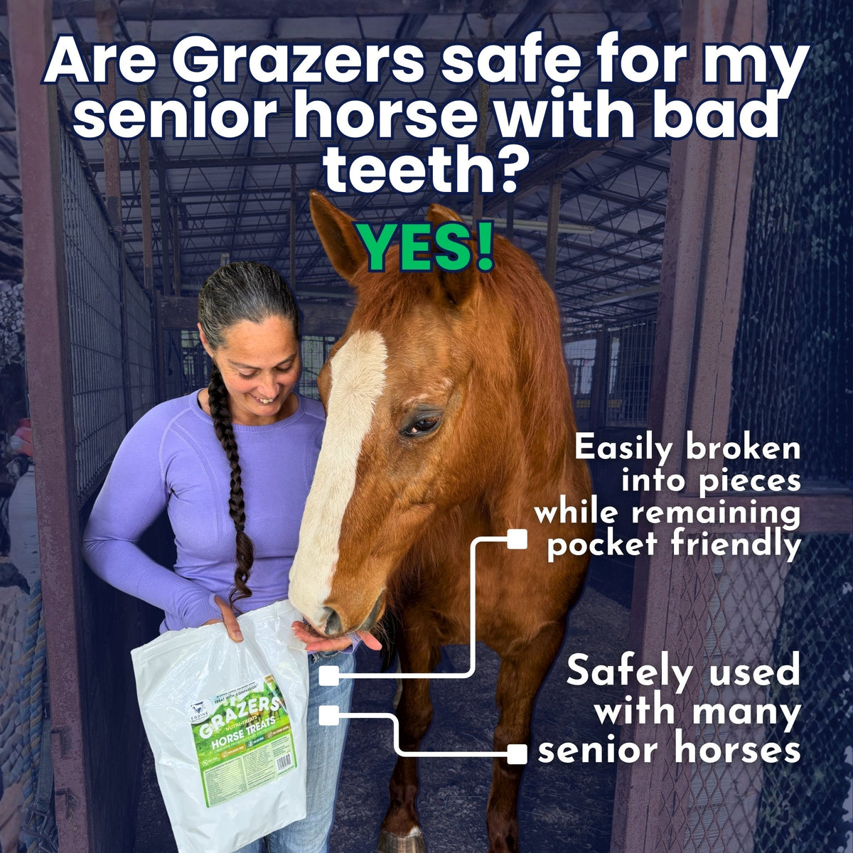 Grazers Nutri-Treats - Forage-Based, Healthy Horse Treats