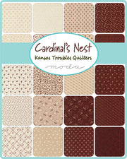 Cardinal's Nest Jelly Roll | Kansas Troubles Quilters | Moda Fabrics | 50% Deposit February 2027 Preorder