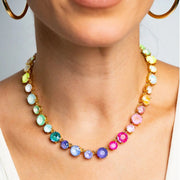 Rainbow Gemstone Necklace