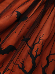 [Pre-Sale] Black 1950s Halter Sweetheart Neck Tulle Halloween Dress