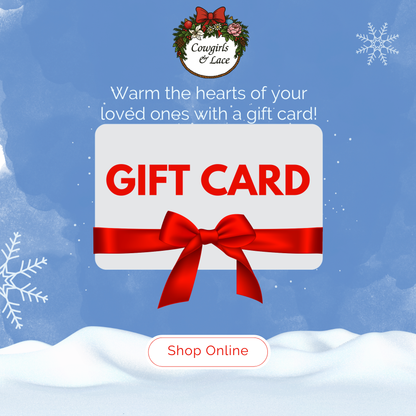 Cowgirls & Lace Gift Card