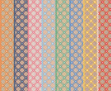 Dear Sweethearts Alphabet & Plaid Stripe Yardage – Multi | American Jane | In Stock