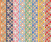 Dear Sweethearts Alphabet & Plaid Stripe Yardage – Multi | American Jane | In Stock