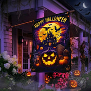 Happy Halloween Pumpkin Flag