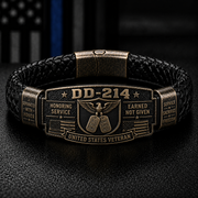 DD-214 Veteran Honor Bracelet 🎖️ Service Earned. Honor Worn.