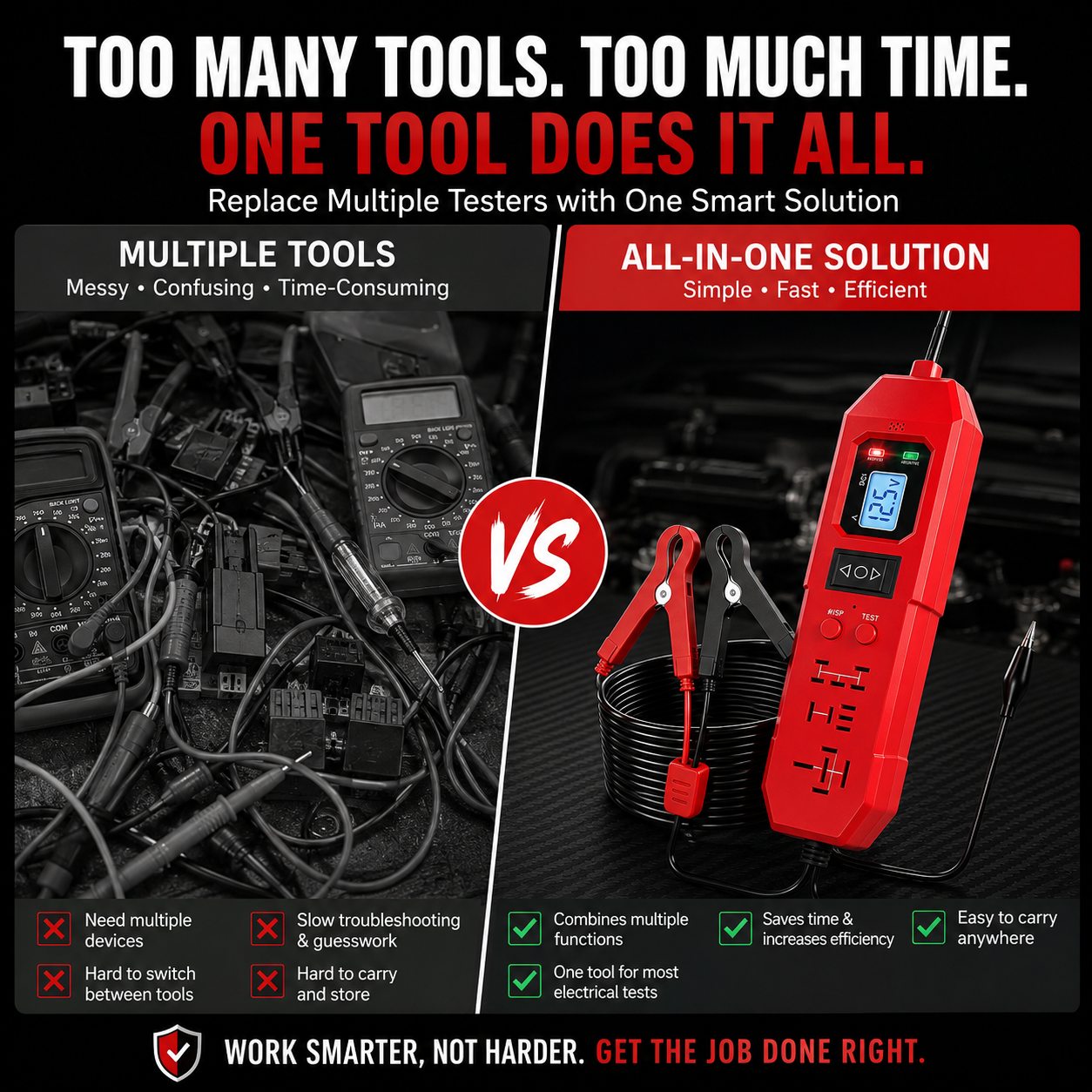 🛠️3-in-1 Automotive Power Circuit Probe & Relay Tester – 12V/24V Electrical Diagnostic Tool