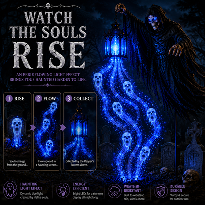 🔥Animated Halloween Soul Harvester Garden Light Collection💀