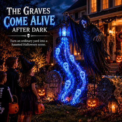 🔥Animated Halloween Soul Harvester Garden Light Collection💀