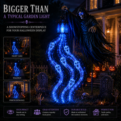 🔥Animated Halloween Soul Harvester Garden Light Collection💀