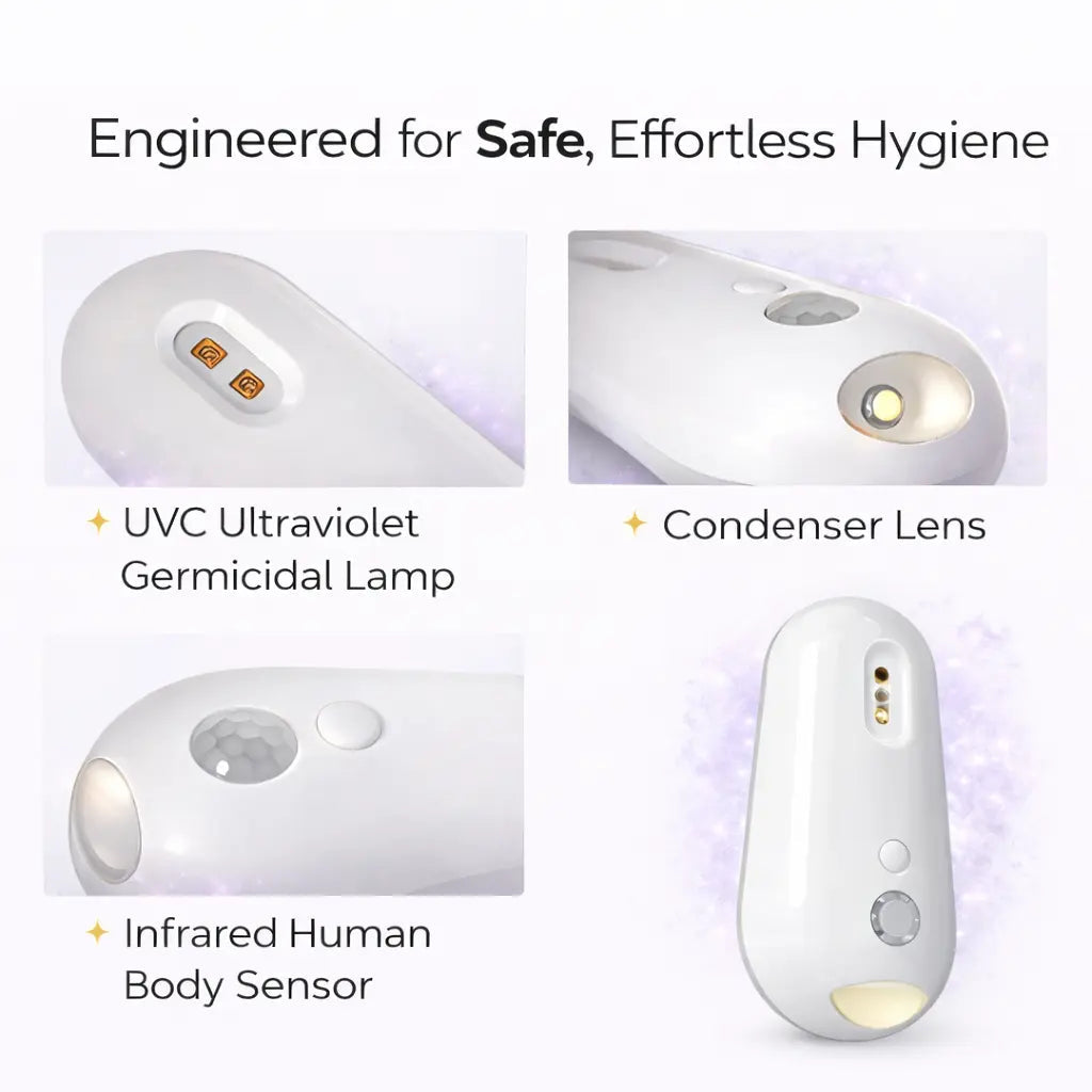 Self Cleaning UV Toilet Sanitizer & Night Light Additional