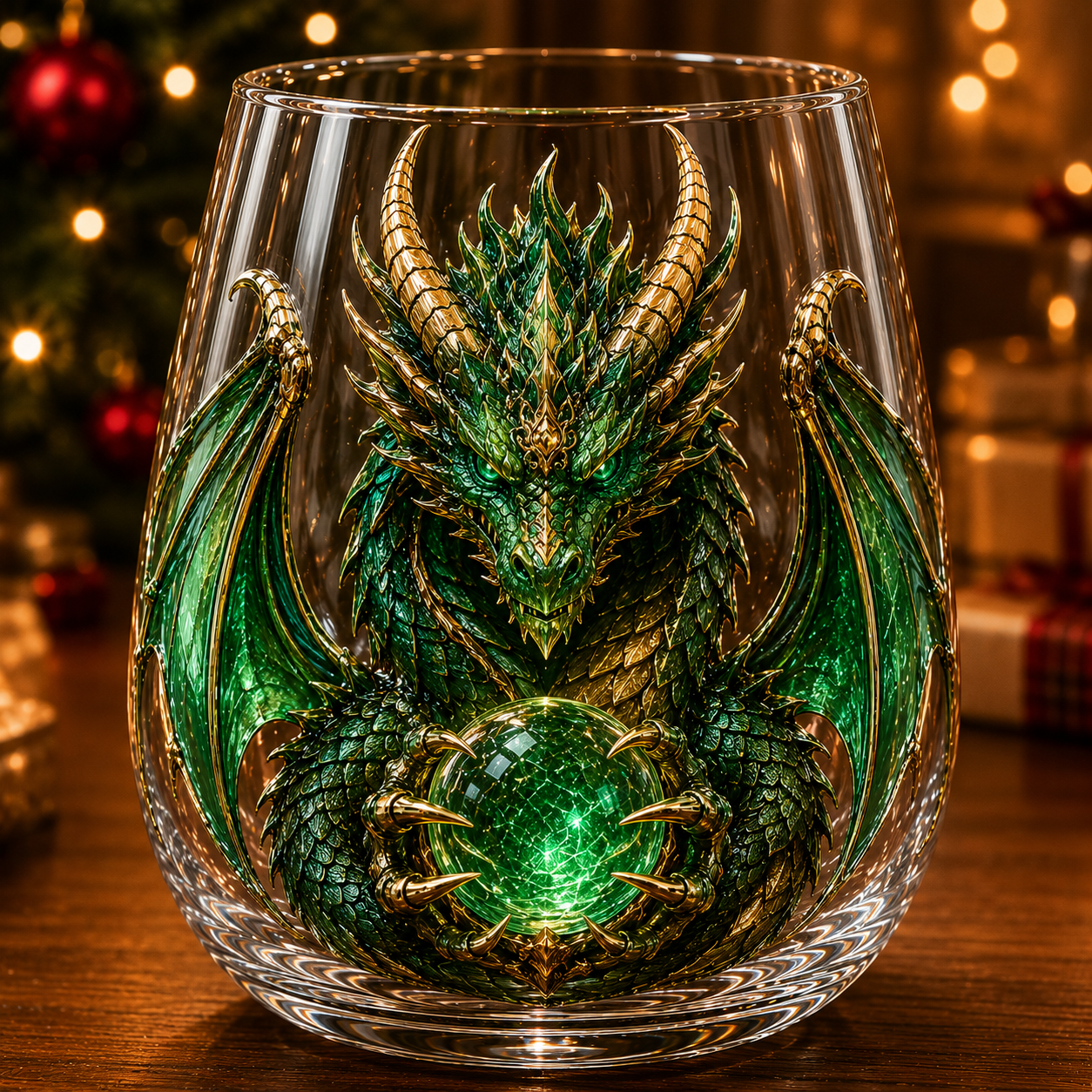 🐉Limited Edition 3D Mythic Dragon Glass Art Cup -✨Luxury Raised Fantasy Glassware for Whiskey, Home Bar Décor & Legendary Gifts 🎁