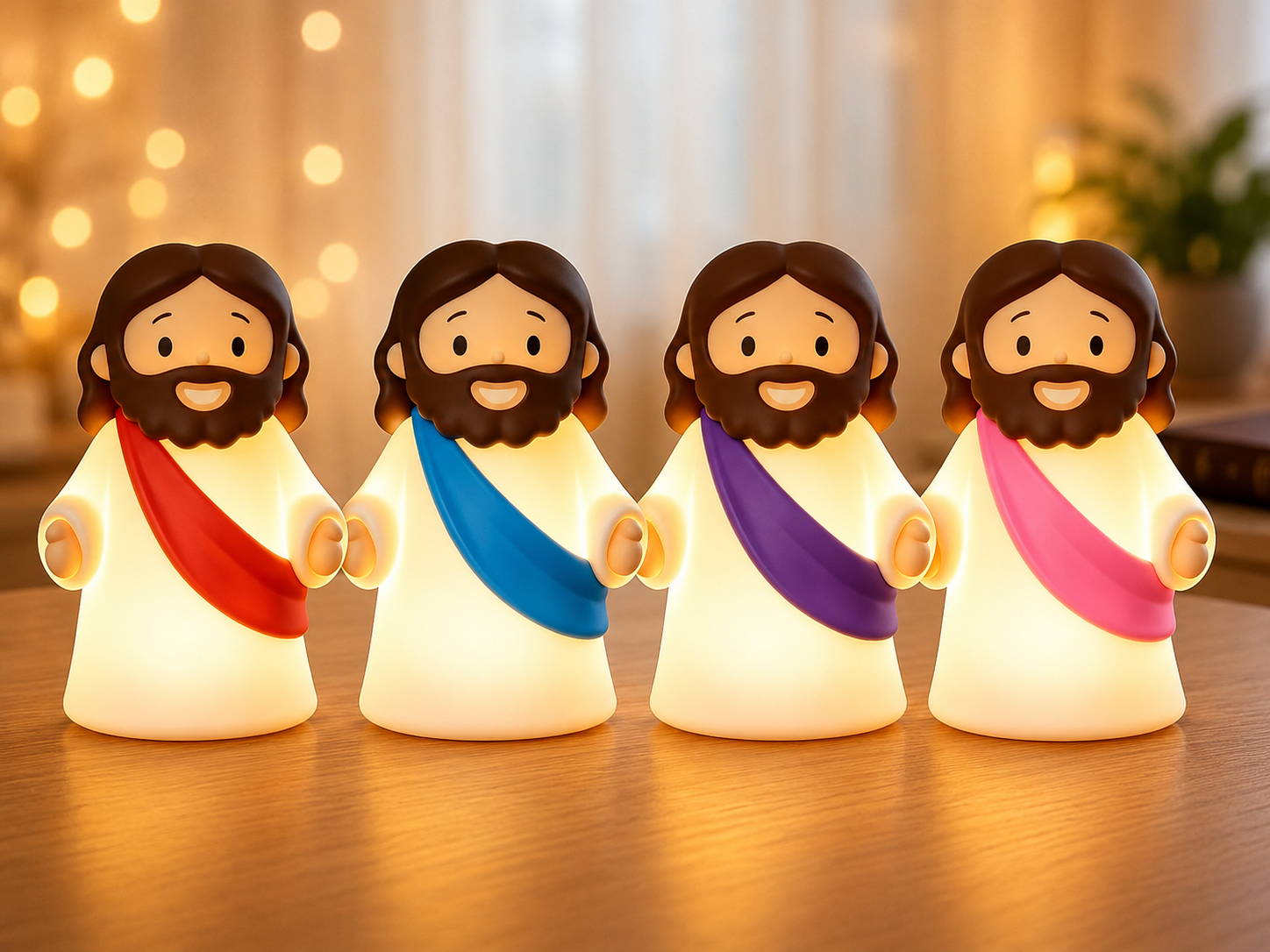Jesus Night Light Rechargeable Bedside Night Light