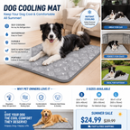 Dog Cooling Mat – Self Cooling Pad for Dogs, Pet Cooling Bed for Summer Heat Relief