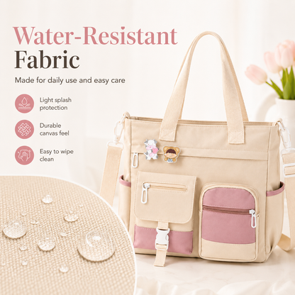 🎀LAST DAY 60% OFF👜Large Canvas Shoulder Bag – Perfect for College, Work & Daily Life