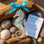 🌊 Handmade Sea Glass Ocean Ornament