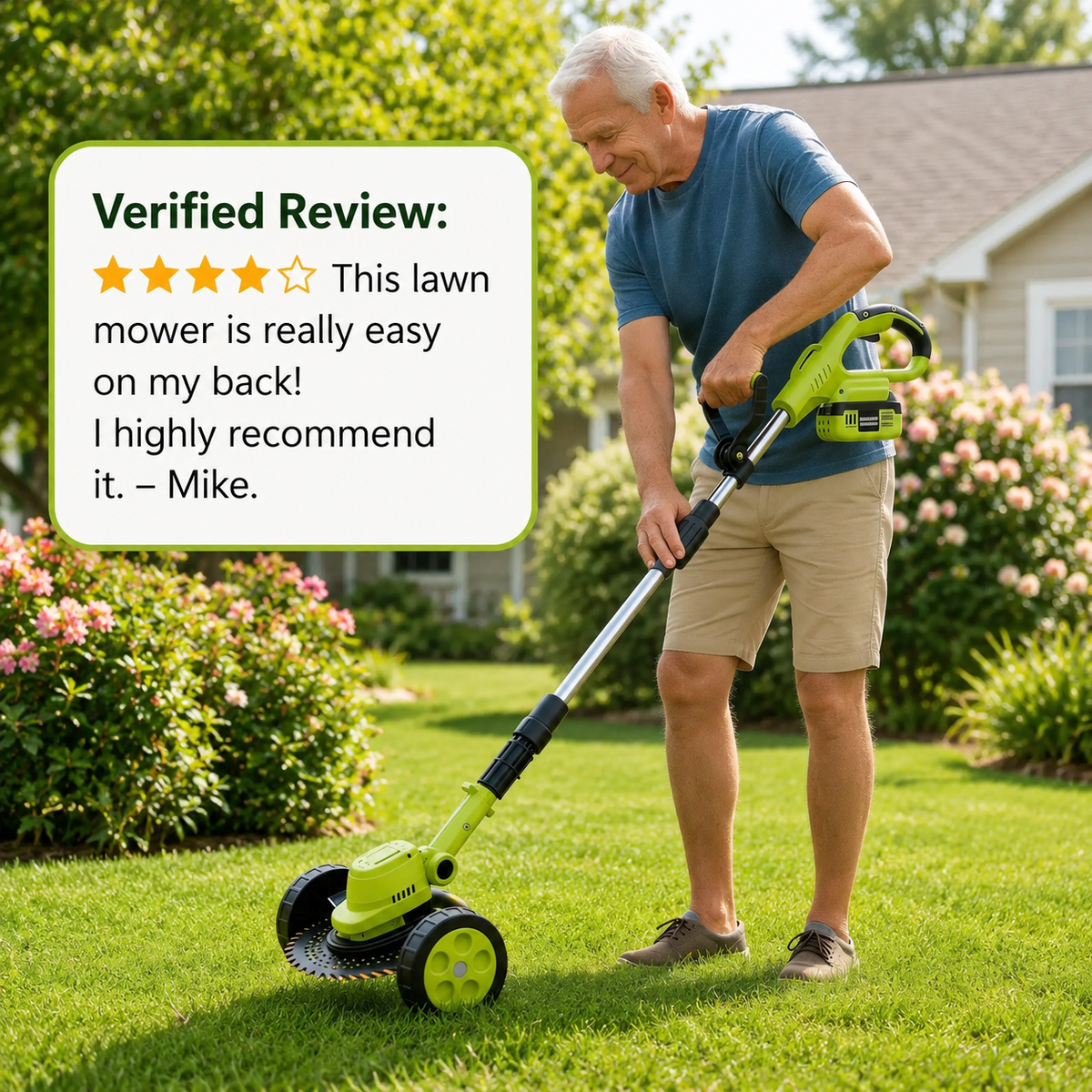 🌿 3-in-1 Cordless Grass Trimmer | Brushless Lawn Mower &amp; Edger for Yard Care