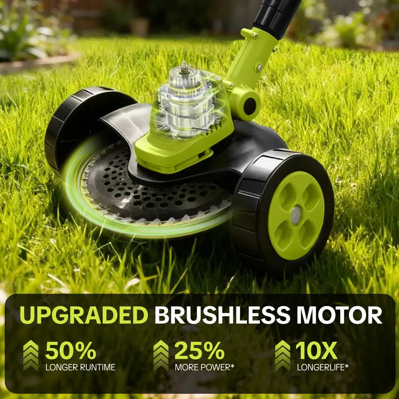 🌿 3-in-1 Cordless Grass Trimmer | Brushless Lawn Mower &amp; Edger for Yard Care