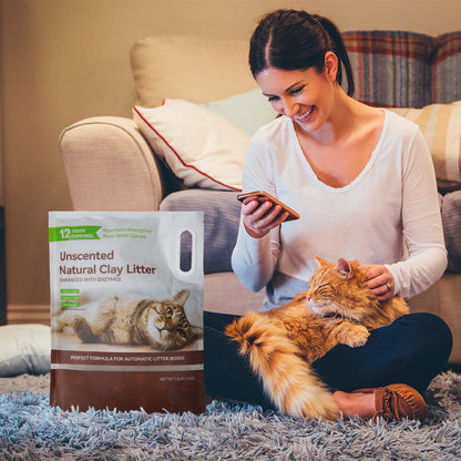 Els Pet Premium Unscented Clay Litter for Sensitive Cats
