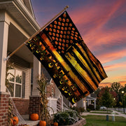 Halloween Flag Pumpkin Jack O Lantern Pumpkin Grommet Flag
