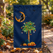 Halloween Witchcraft Pumpkins Palm Tree South Carolina Flag 3-Day Shipping