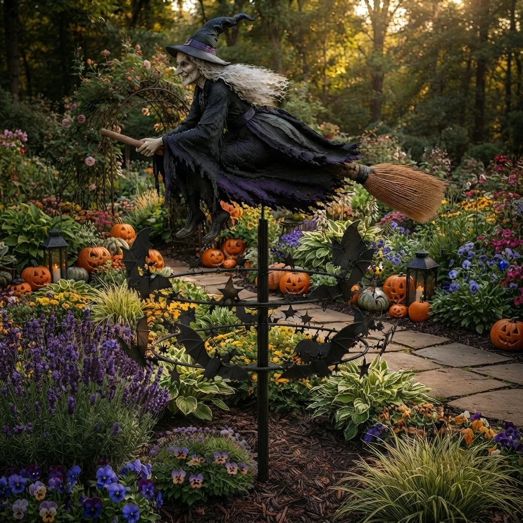 🔥Last Day 60% OFF 🧙‍♀️ The Enchanted Witch Garden Wind Spinner