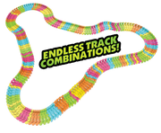 Twister Tracks 221 (11 feet) Neon Glow Track + 1 Car Set