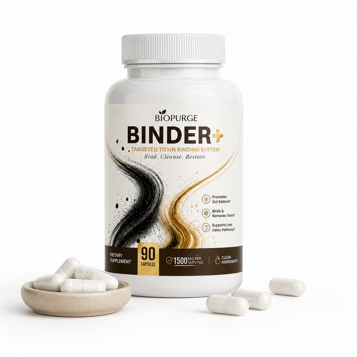Binder+ Detox Support Capsules