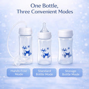 Hands-free baby bottle